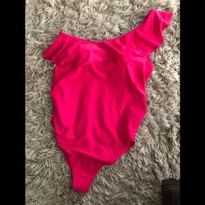 Motherhood Maternity One-Piece Swimsuit Large